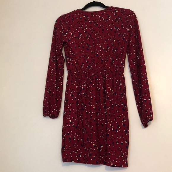 NWT cheetah printed wrap dress with tulip hem - Picture 6 of 7